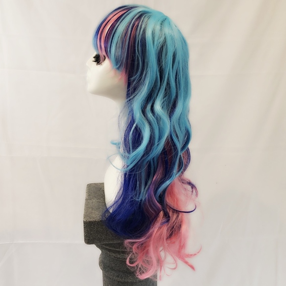 Brand New cosplay Wig Rainbow Pastel